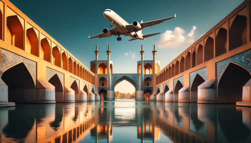 سفر هوایی از اصفهان به کیش